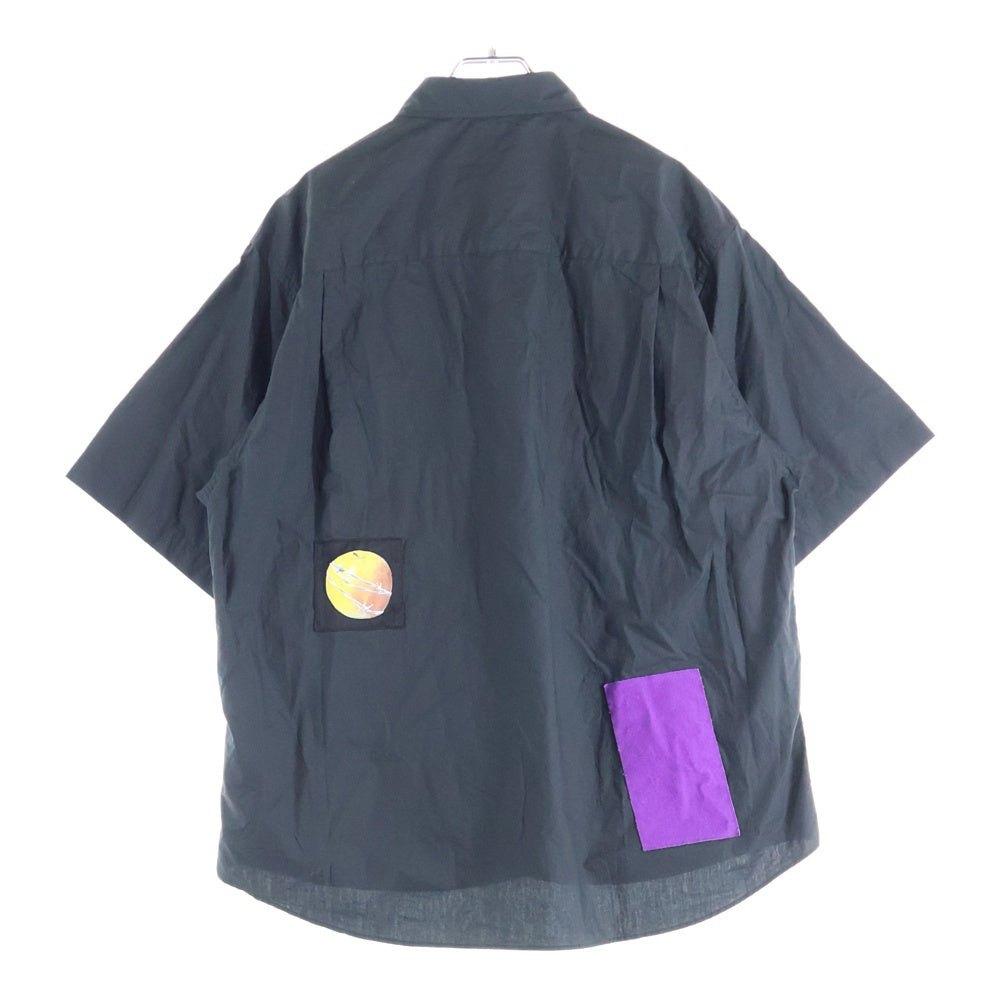 UNDERCOVER(アンダーカバー) 25SS プリントパッチ 半袖シャツ ブラック UP1E4407-1