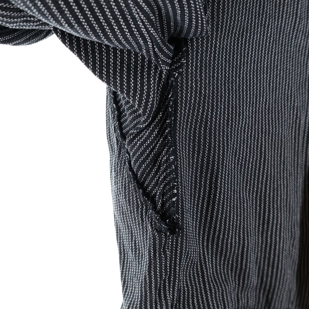 UNDERCOVER(アンダーカバー) 25SS ストライプ テーラードジャケット シングルテーラードジャケット ブラック/ホワイト UC1E4101-2