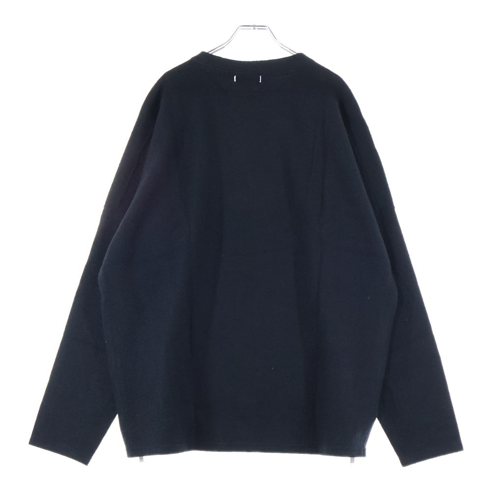 UNDERCOVER(アンダーカバー) ×nonnative ノンネイティブ ウールクルーネックニット サイドジップセーター ブラック UC2D9807