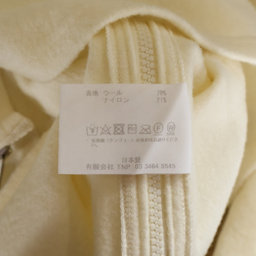 UNDERCOVER(アンダーカバー) ×nonnative ノンネイティブ ウールクルーネックニット サイドジップセーター ホワイト UC2D9807