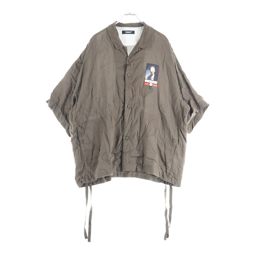 UNDERCOVER(アンダーカバー) 25SS 半袖開襟シャツ オープンカラーシャツ オリーブ UC1E4401-2
