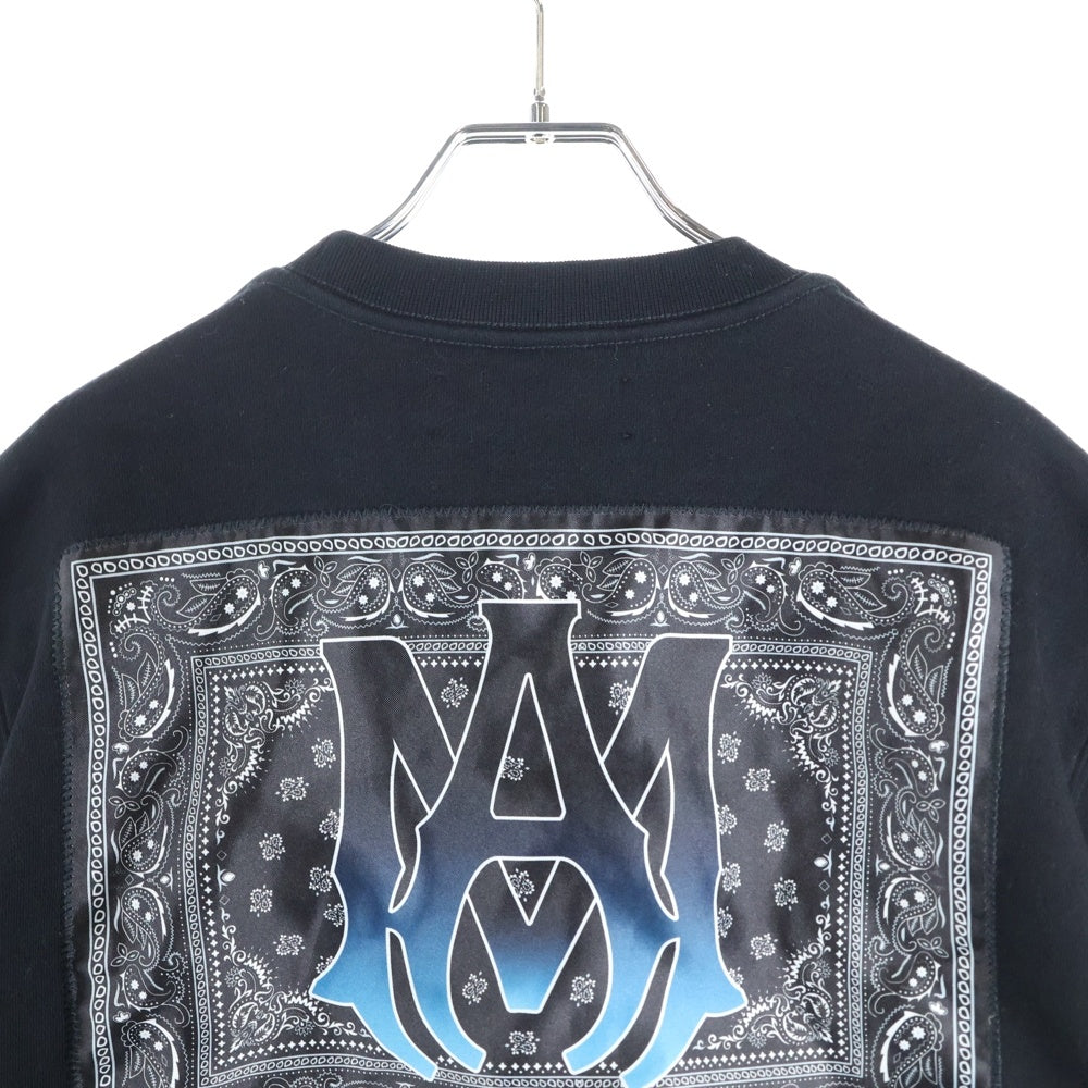 AMIRI(アミリ) バンダナクルーネックスウェット プルオーバースウェット ブラック
