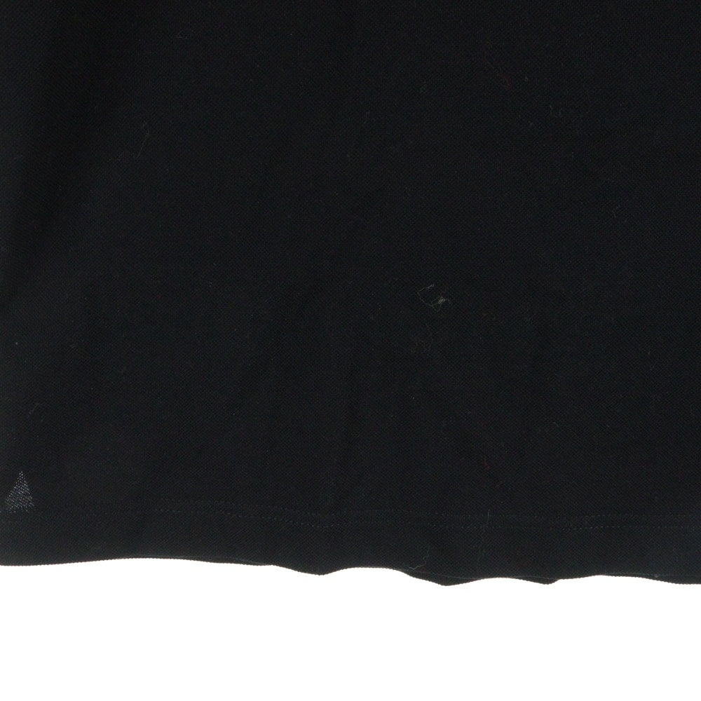 PRADA(プラダ) トライアングルロゴ ポロシャツ 半袖開襟シャツ ブラック UNJ444 SWE0 XGS