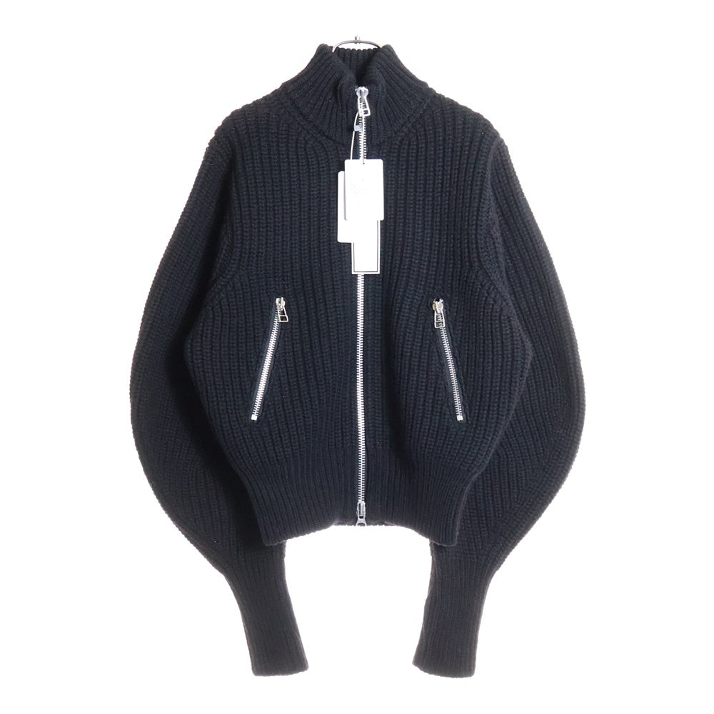 JOHN LAWRENCE SULLIVAN(ジョンローレンスサリバン) Ribed Massive Rounded リベッド マッシブ ニット ブラック 115631008