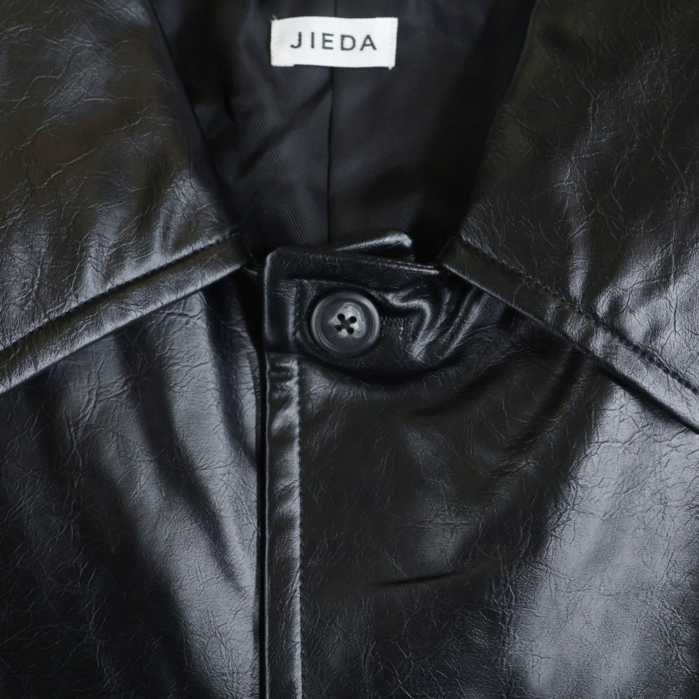 Jieda(ジエダ) Fake Leather フェイクレザージャケット ブラック 115652003
