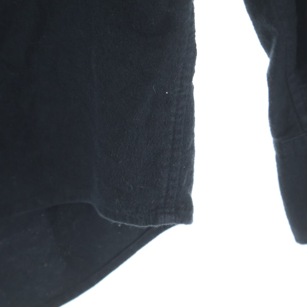 Yohji Yamamoto POUR HOMME(ヨウジヤマモト プールオム) 長袖シャツ コットンシャツ ブラック HE-B01-038