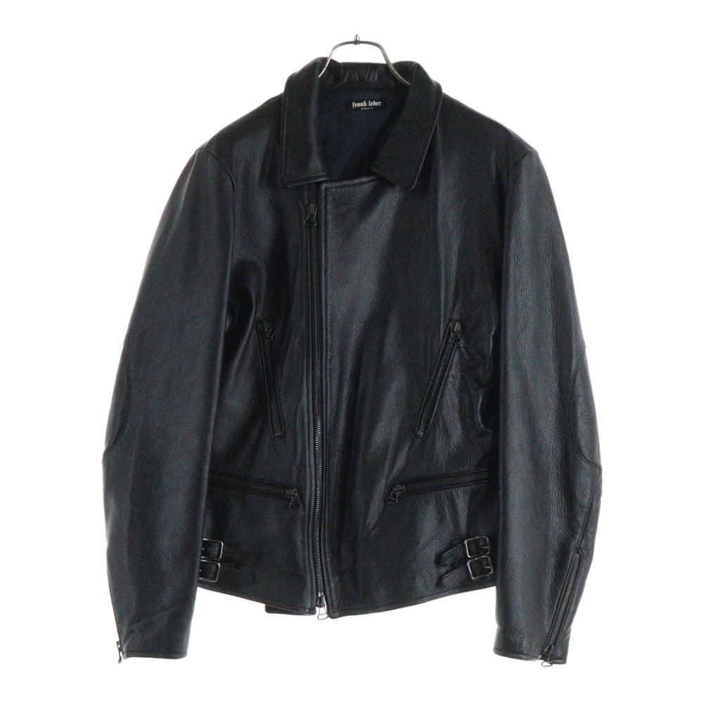 FRANK LEDER(フランクリーダー) ARCHIVE EDITION COW LEATHER BIKE JACKET アーカイブエディション カウレザー バイカージャケット レザージャケット ブラック