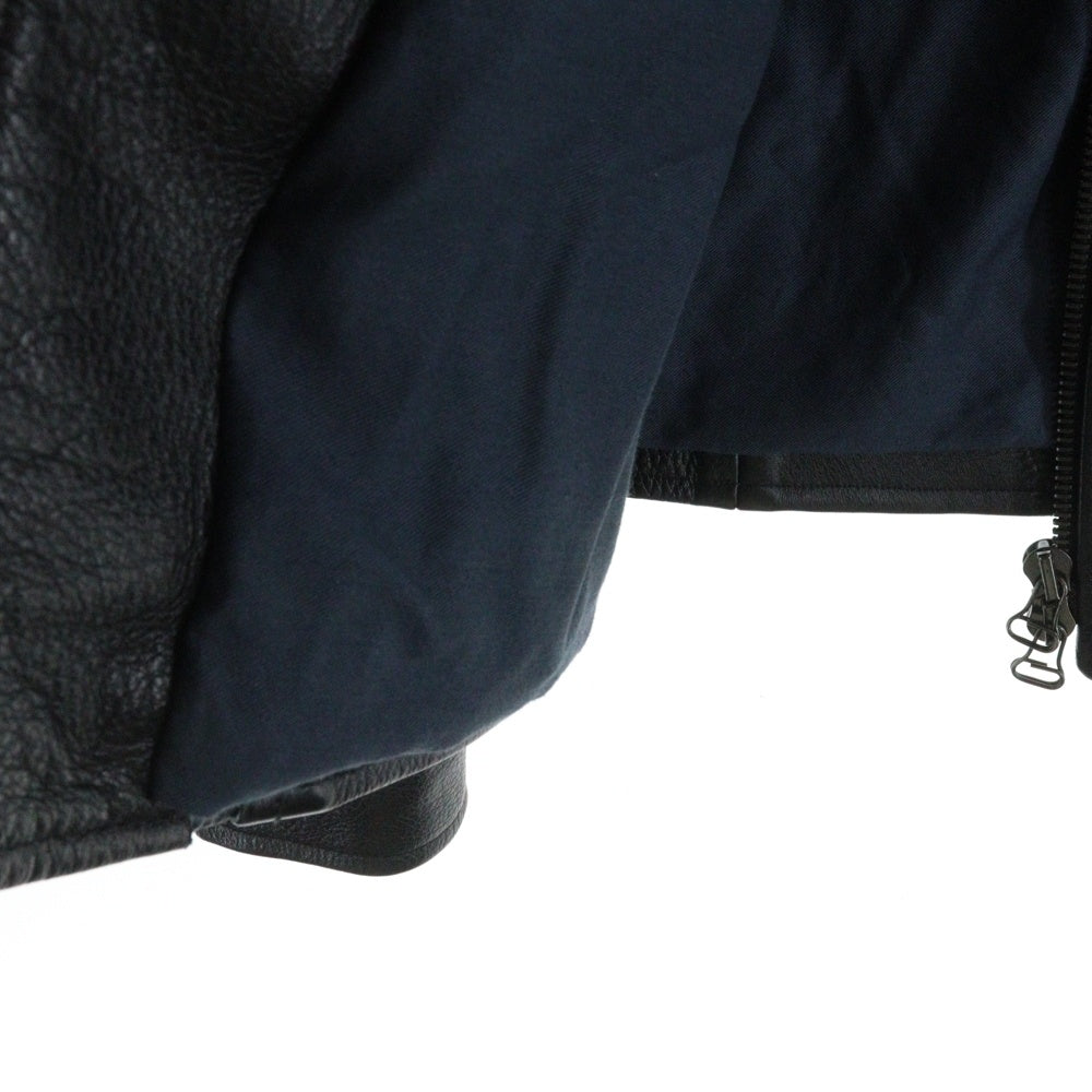 FRANK LEDER(フランクリーダー) ARCHIVE EDITION COW LEATHER BIKE JACKET アーカイブエディション カウレザー バイカージャケット レザージャケット ブラック