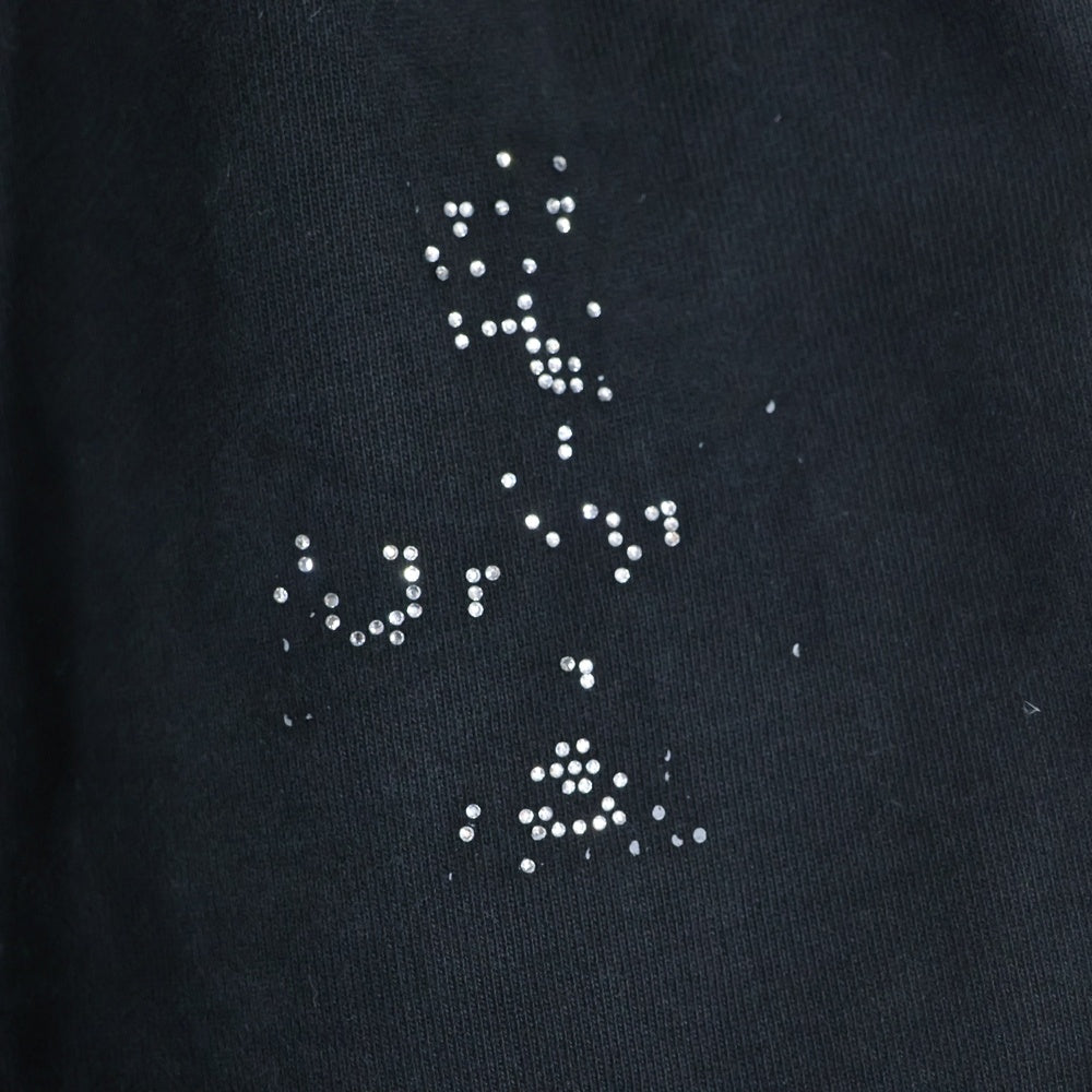 UNKNOWN LONDON(アンノーンロンドン) ライトストーンスウェットパンツ ジョガーパンツ ブラック