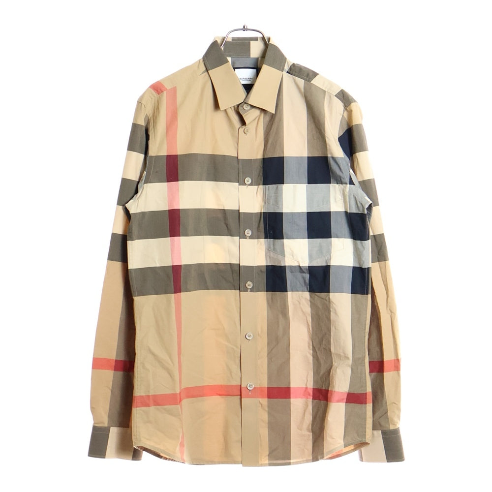 BURBERRY(バーバリー) ノヴァチェック 長袖シャツ ブラウン 8010213