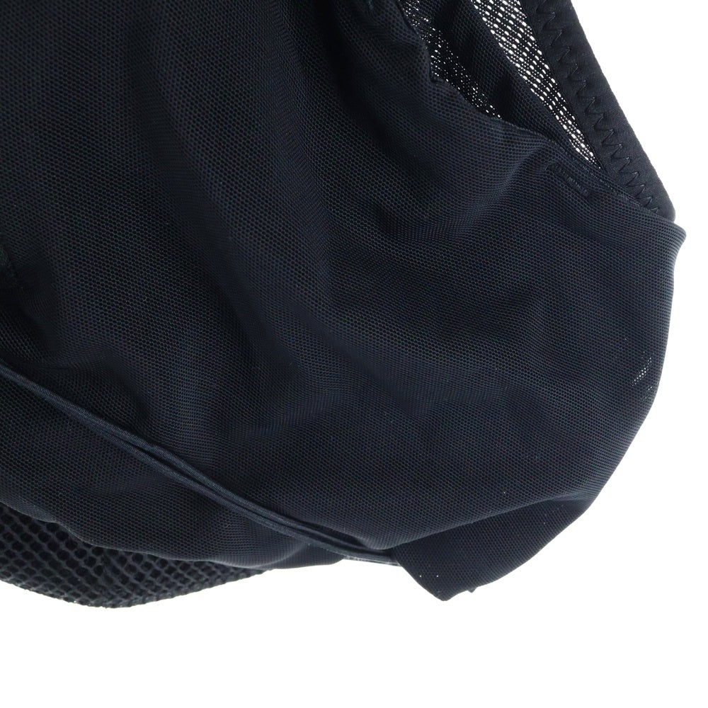 MM6 Maison Margiela(エムエムシックスメゾンマルジェラ) 23SS ×SALOMON サロモン ロゴプリント メッシュベスト ブラック S62FB0049