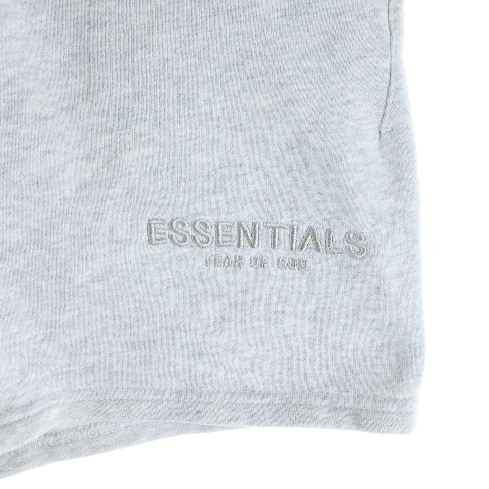 ESSENTIALS FEAR OF GOD(エッセンシャル フィアオブゴッド) 刺繍ロゴスウェットハーフパンツ ショーツ グレー