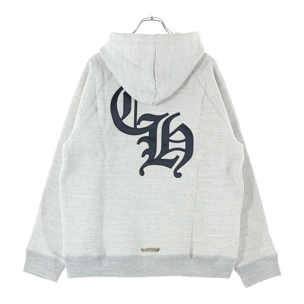 CHROME HEARTS(クロムハーツ) 7-11 HOODIE バックCHロゴ クロス刺繍 プルオーバーパーカー グレー