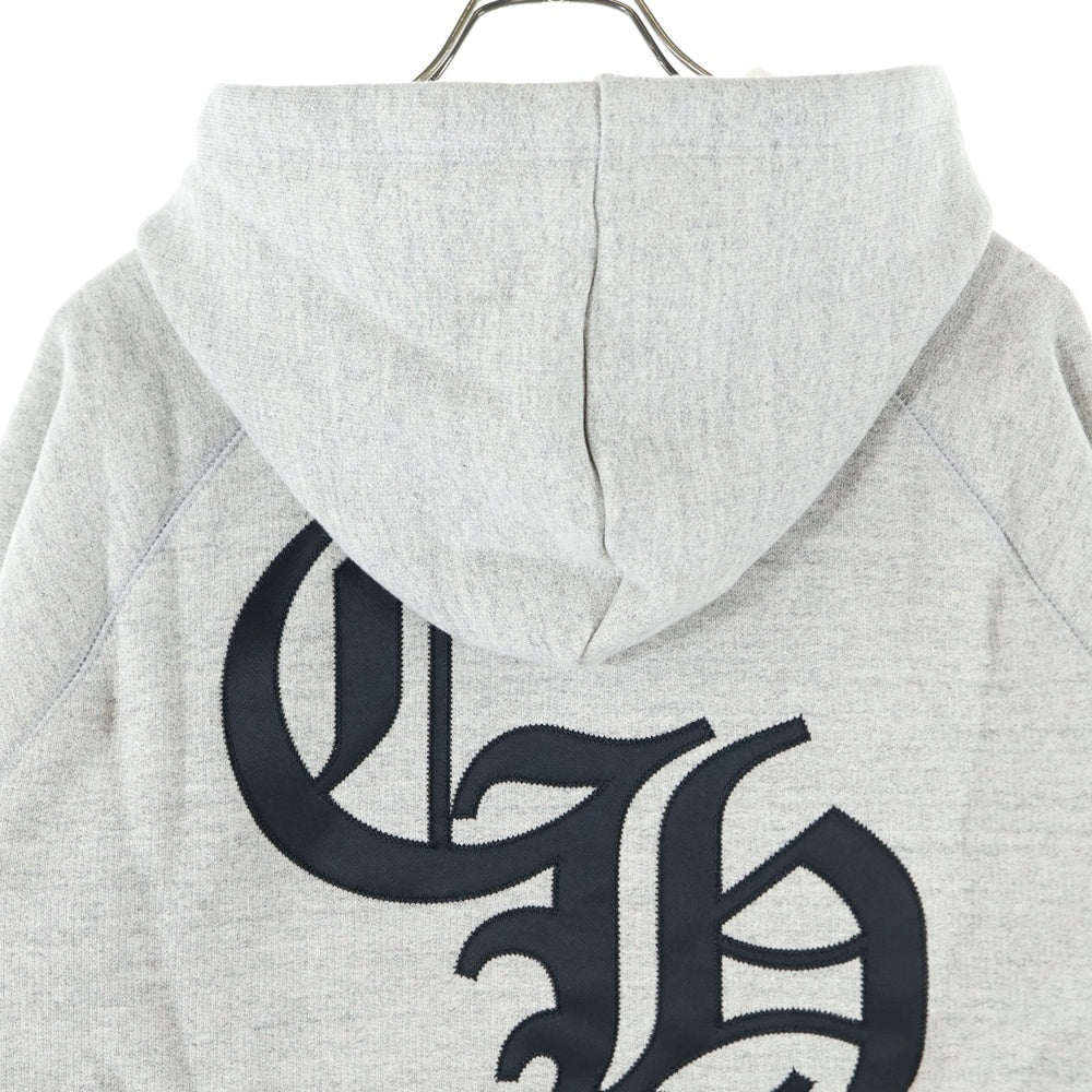 CHROME HEARTS(クロムハーツ) 7-11 HOODIE バックCHロゴ クロス刺繍 プルオーバーパーカー グレー