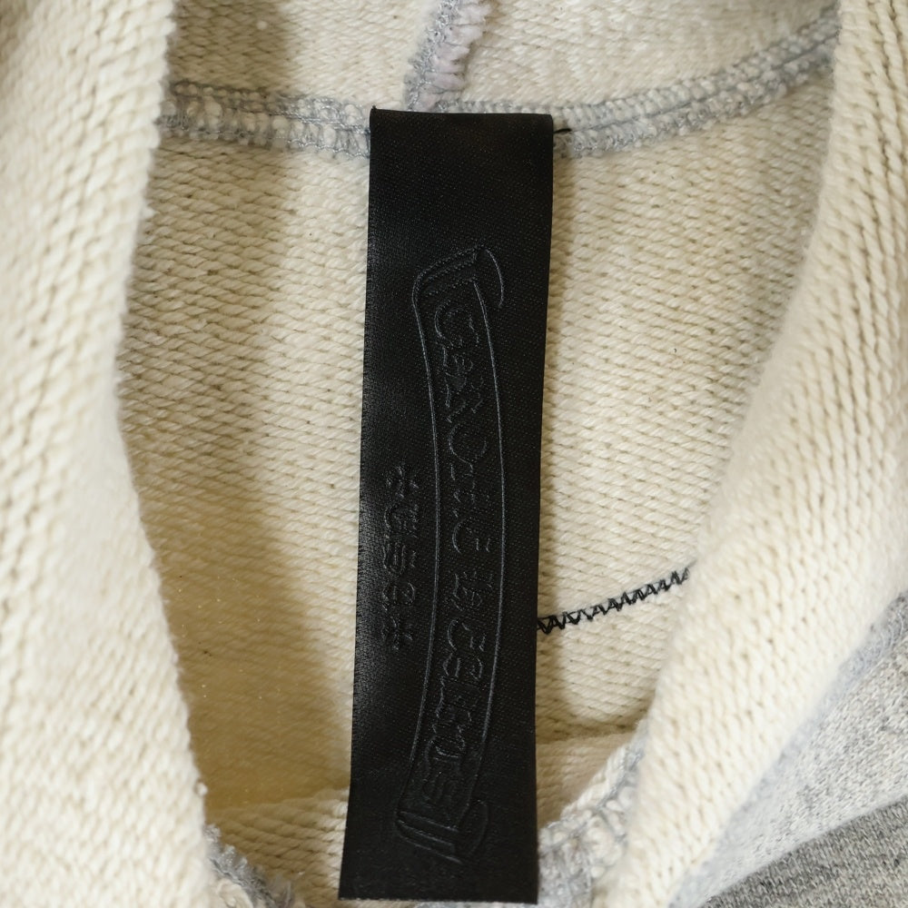 CHROME HEARTS(クロムハーツ) 7-11 HOODIE バックCHロゴ クロス刺繍 プルオーバーパーカー グレー