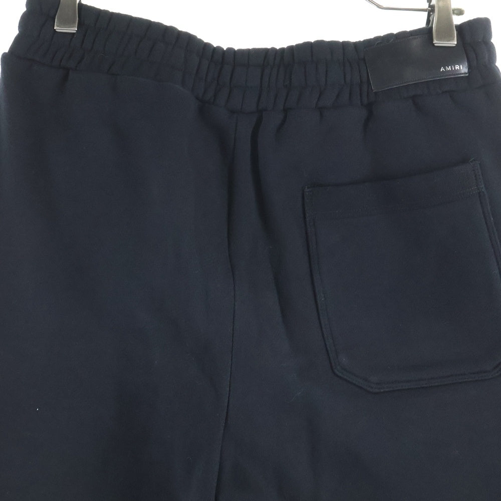AMIRI(アミリ) 25SS LOGO SHORT ロゴプリントショーツ スウェットハーフパンツ ブラック SRAMJYSH1025SMRBC012