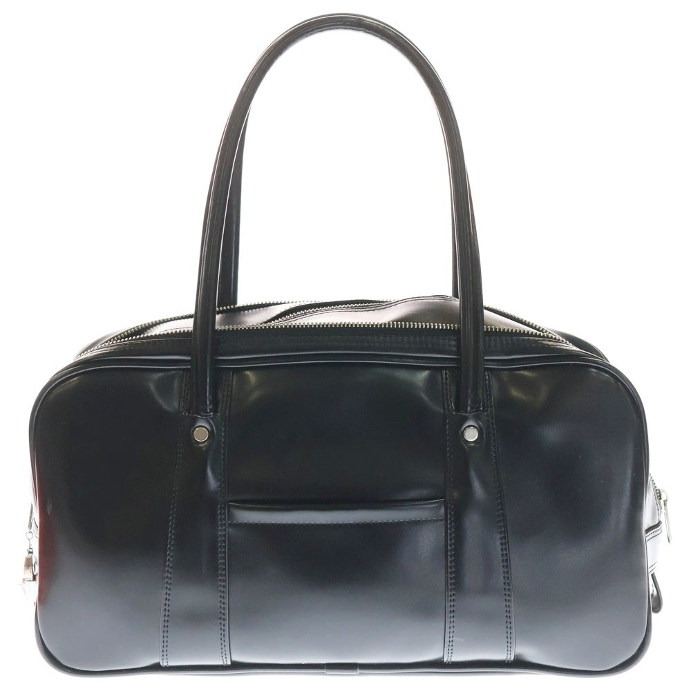 COMME des GARCONS(コムデギャルソン) フェイクレザーボストンバッグ ハンドバック ブラック OZ-K211