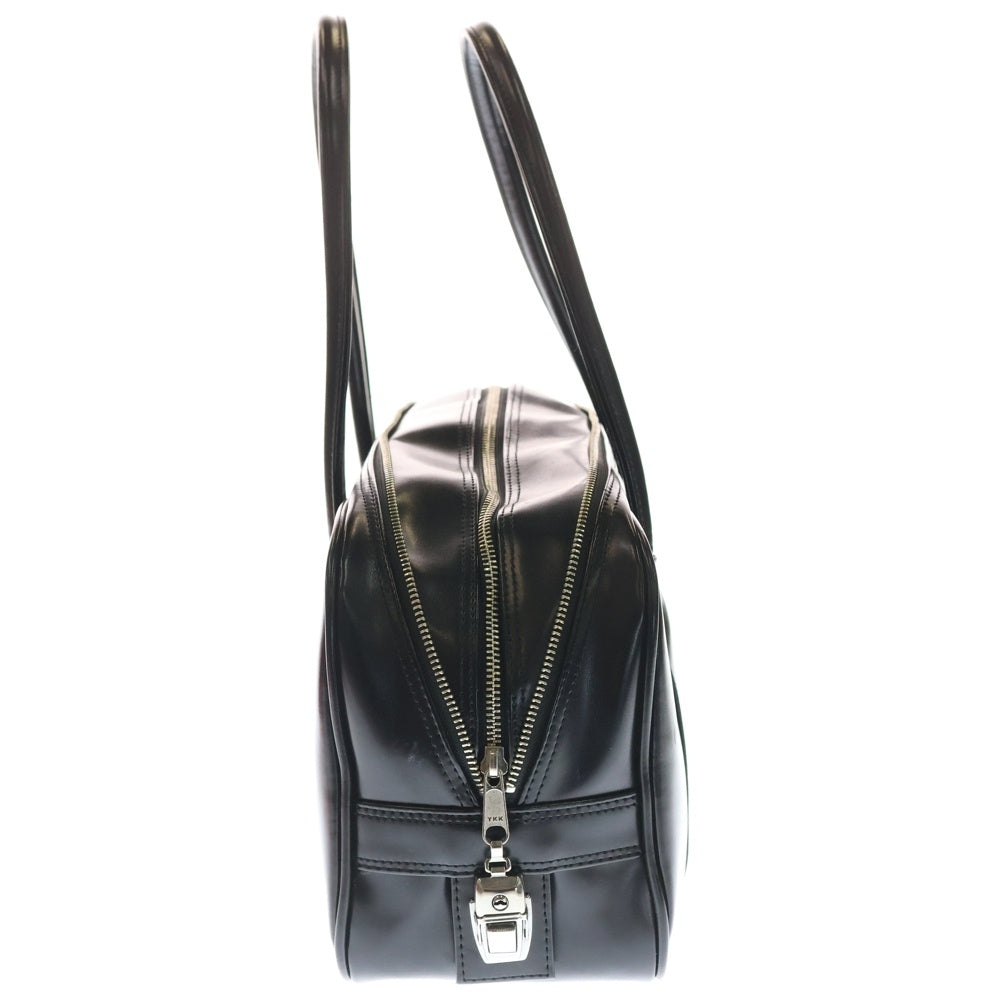 COMME des GARCONS(コムデギャルソン) フェイクレザーボストンバッグ ハンドバック ブラック OZ-K211