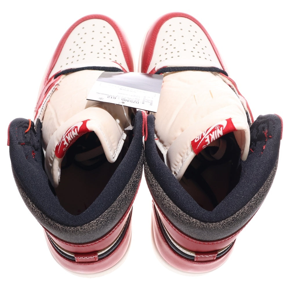 NIKE(ナイキ) AIR JORDAN 1 エアジョーダン1 シカゴ ロストアンドファウンド ハイカットスニーカー UK8/27cm レッド DZ5485-612