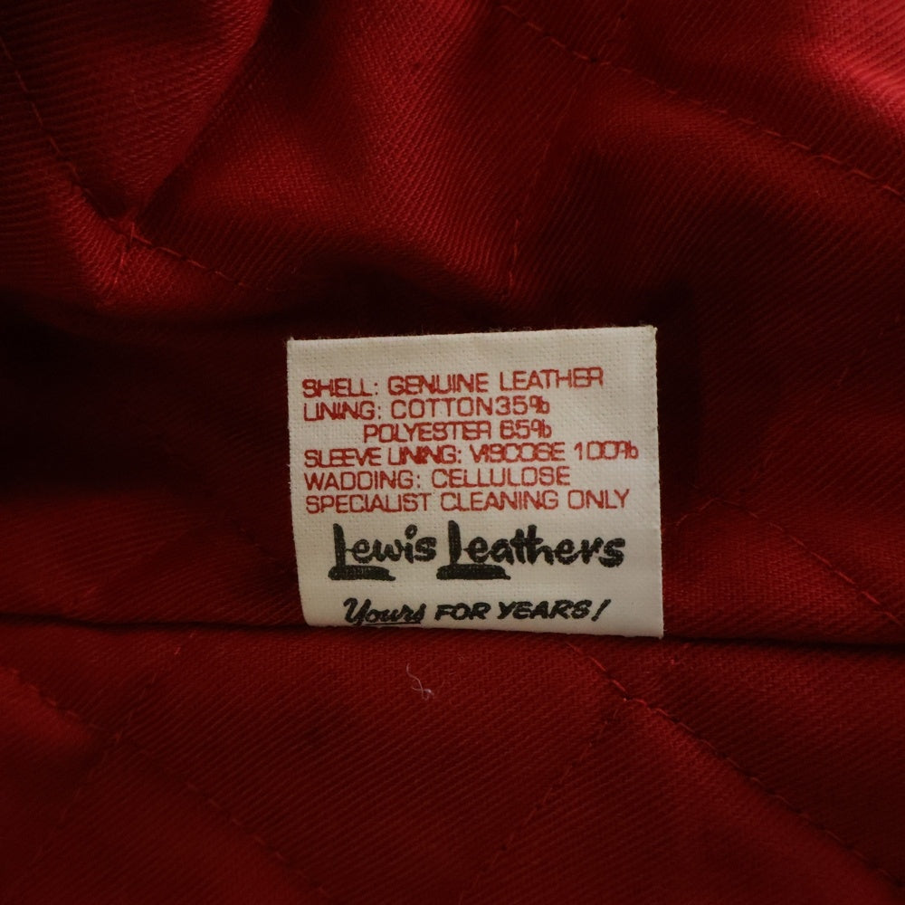 Lewis Leathers(ルイスレザー) LIGHTNING TIGHT FIT ライトニング タイトフィット ホースハイド ダブルライダース レザージャケット ブラック