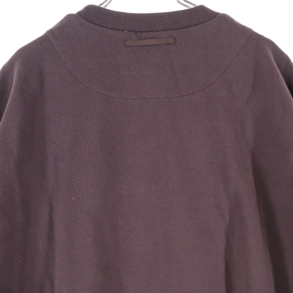 UNDERCOVER(アンダーカバー) グラフィッククルーネック スウェット 長袖ロングスリーブTシャツ バーガンディー UC1E4802-6