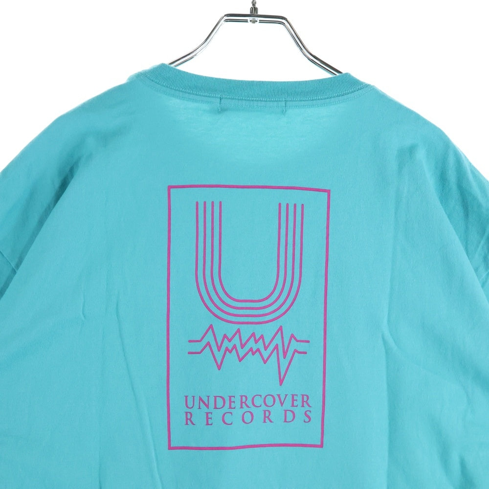 UNDERCOVER(アンダーカバー) TEE FREE DEAD MOTHERS UC RECORDS 両面プリント 半袖Tシャツ カットソー ライトブルー UC1E3808