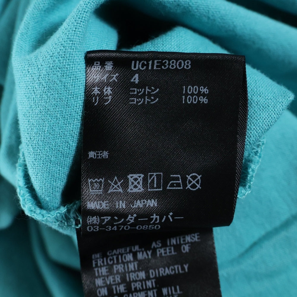 UNDERCOVER(アンダーカバー) TEE FREE DEAD MOTHERS UC RECORDS 両面プリント 半袖Tシャツ カットソー ライトブルー UC1E3808