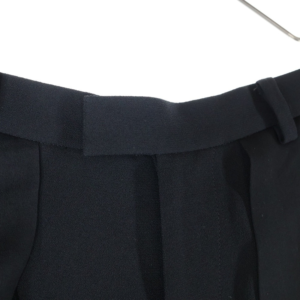 UNDERCOVER(アンダーカバー) 25AW ギャザースカートドッキングスラックパンツ ダメージ加工ストレートパンツ ブラック UP2E1506 レディース