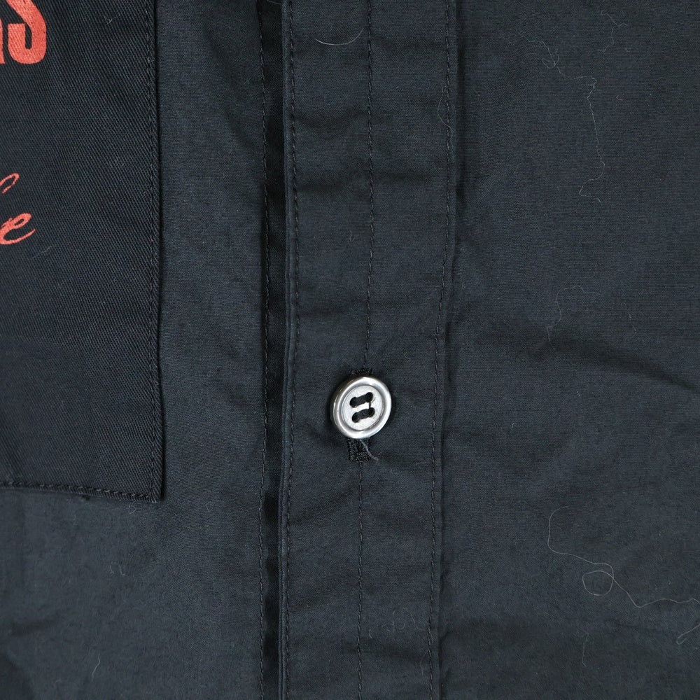 UNDERCOVER(アンダーカバー) 25SS パッチワーク 長袖シャツ ブラック UP1E4406-1