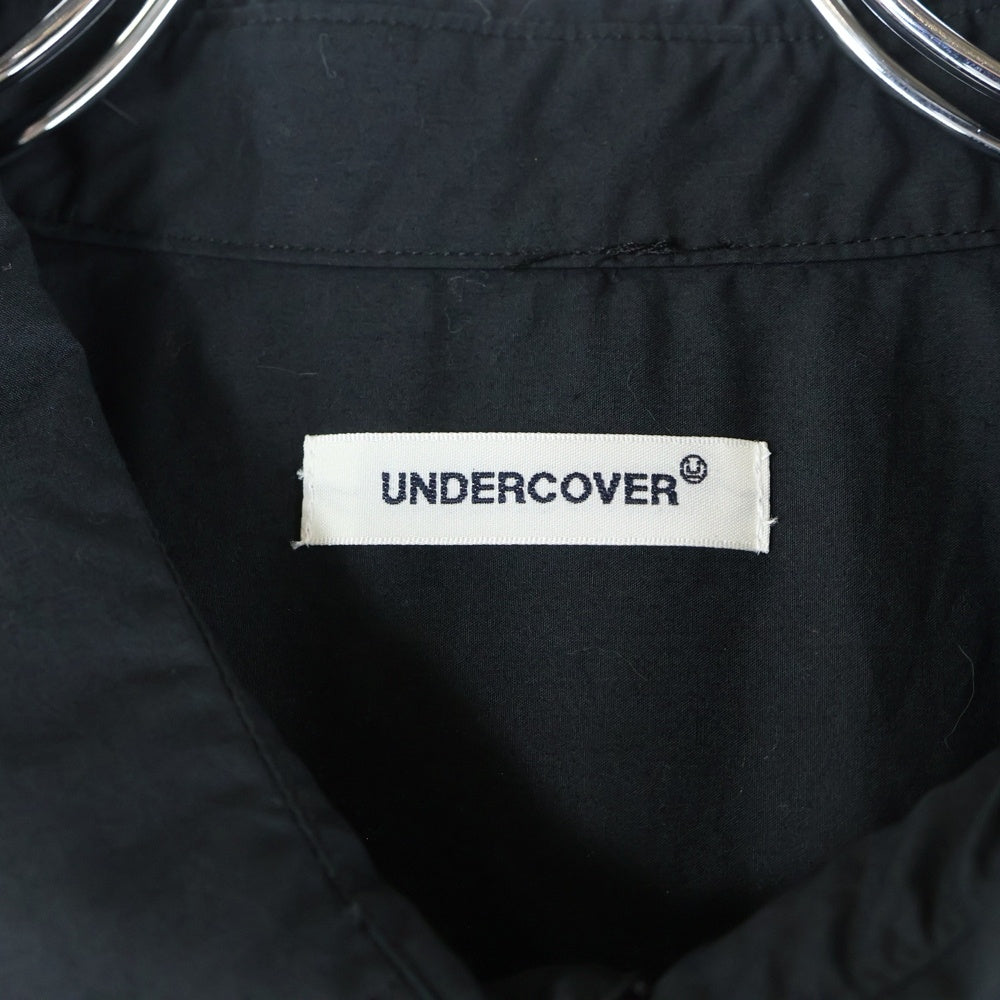 UNDERCOVER(アンダーカバー) 25SS パッチワーク 長袖シャツ ブラック UP1E4406-1