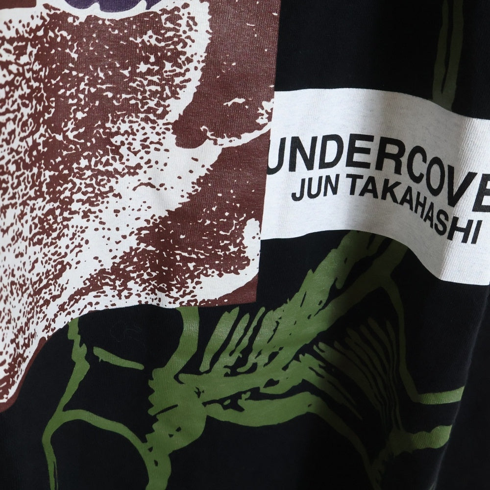 UNDERCOVER(アンダーカバー) BIGTEE COLLAGE BEAR ビックベアー 半袖Tシャツ カットソー ブラック UC1E4893-3