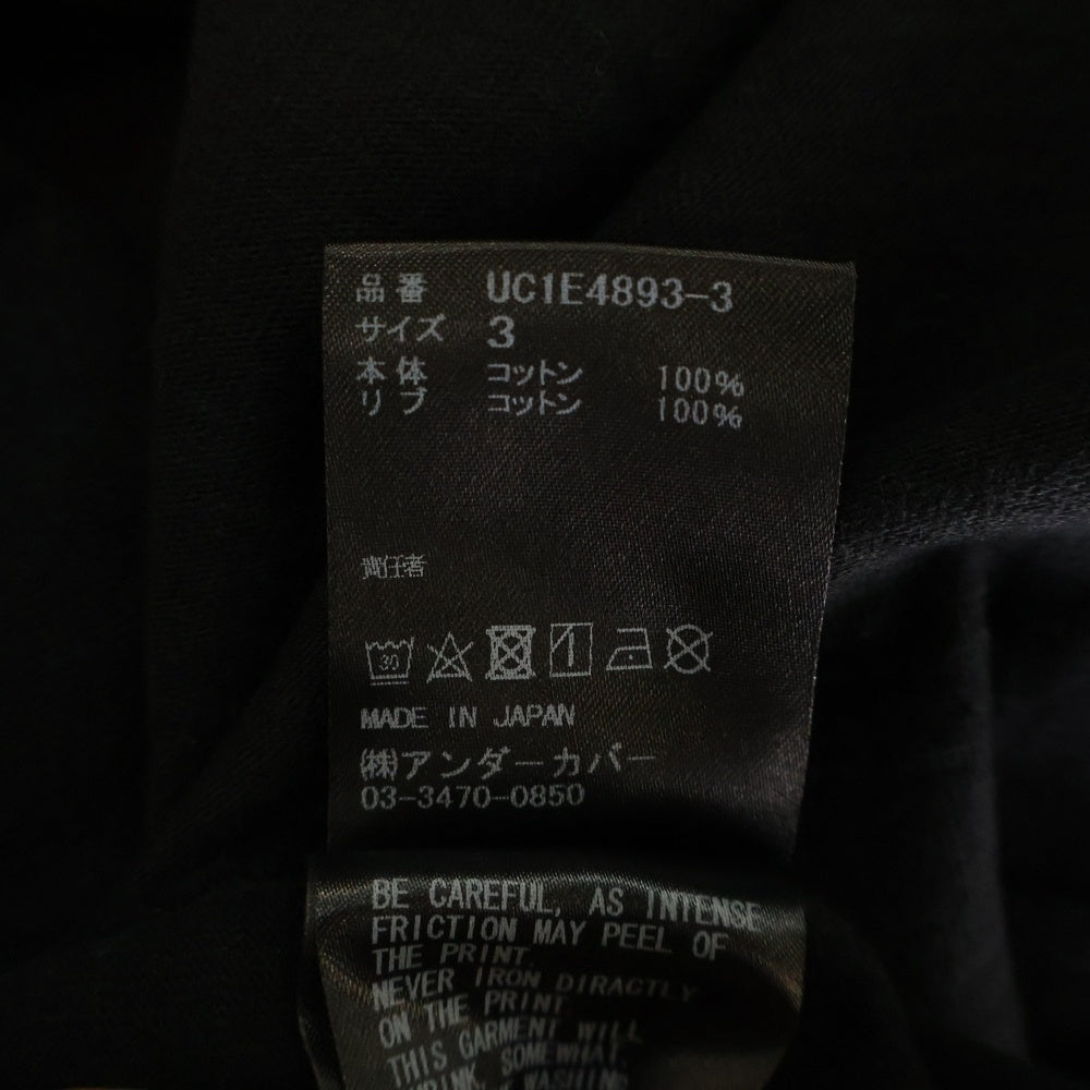 UNDERCOVER(アンダーカバー) BIGTEE COLLAGE BEAR ビックベアー 半袖Tシャツ カットソー ブラック UC1E4893-3