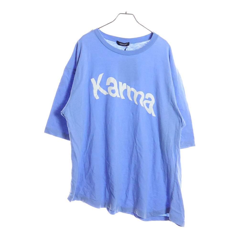 UNDERCOVER(アンダーカバー) 25SS フロントプリント 半袖Tシャツ カットソー ブルー UC1E4820-1