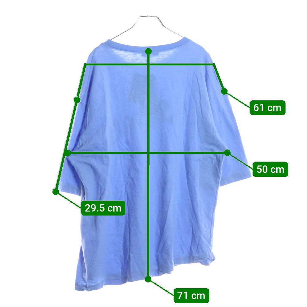 UNDERCOVER(アンダーカバー) 25SS フロントプリント 半袖Tシャツ カットソー ブルー UC1E4820-1