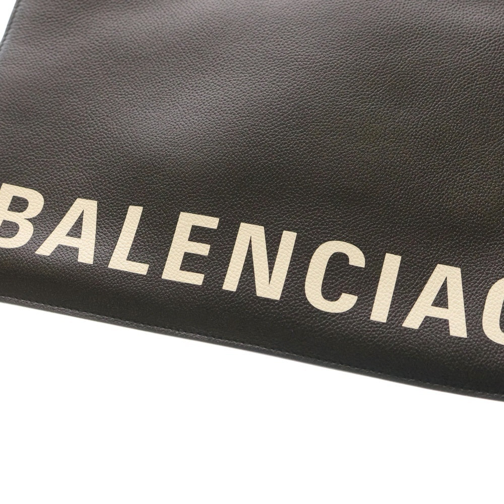 BALENCIAGA(バレンシアガ) ロゴプリント クラッチバッグ セカンドバッグ ブラック 630626 レディース