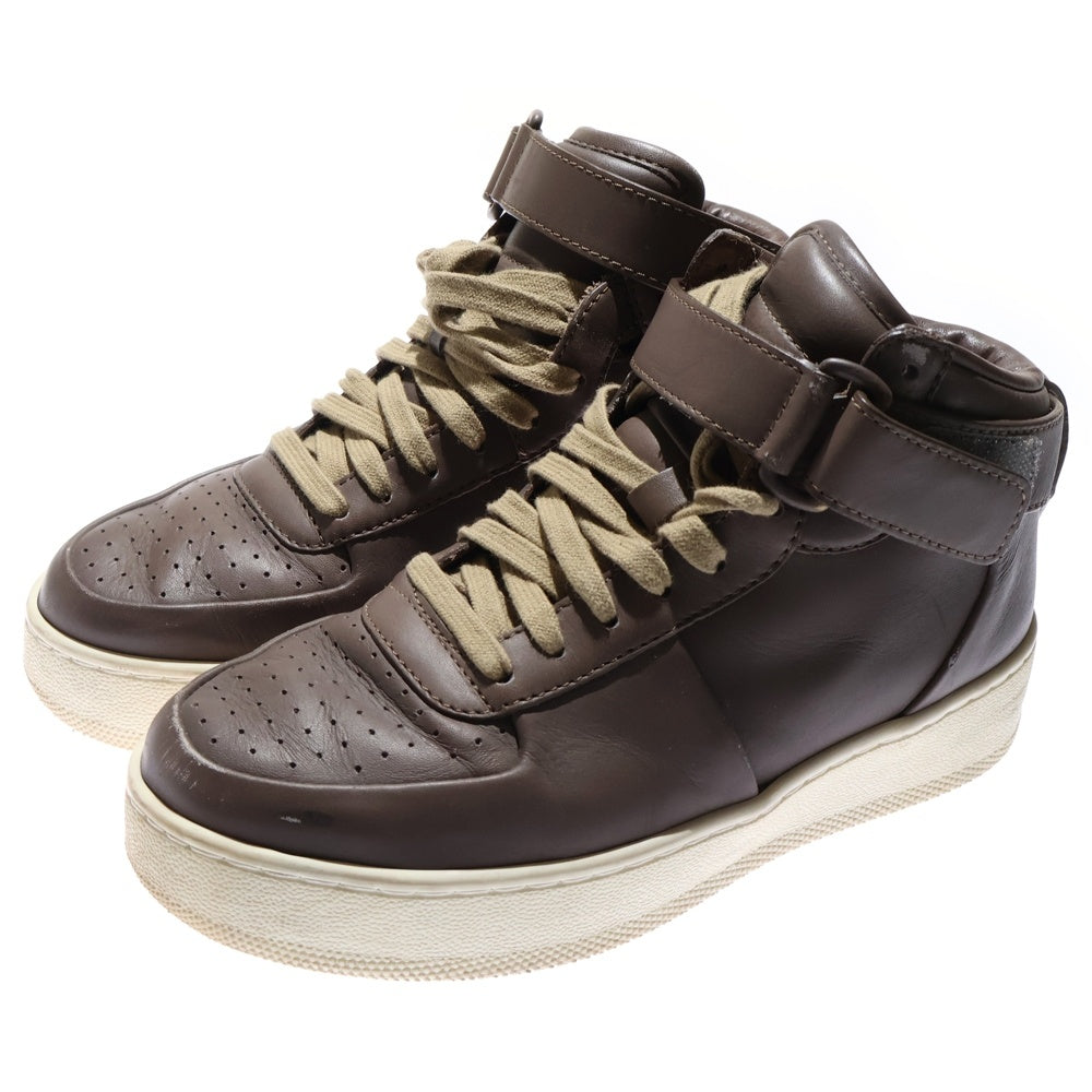 CELINE(セリーヌ) レザーハイカットスニーカー シューズ ブラウン 314603CSND レディース