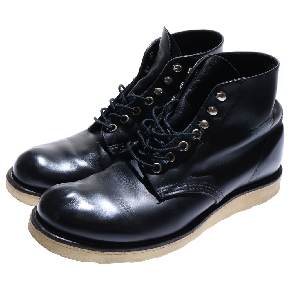 RED WING(レッド ウイング) ワークブーツ レースアップレザーブーツ ブラック 8165