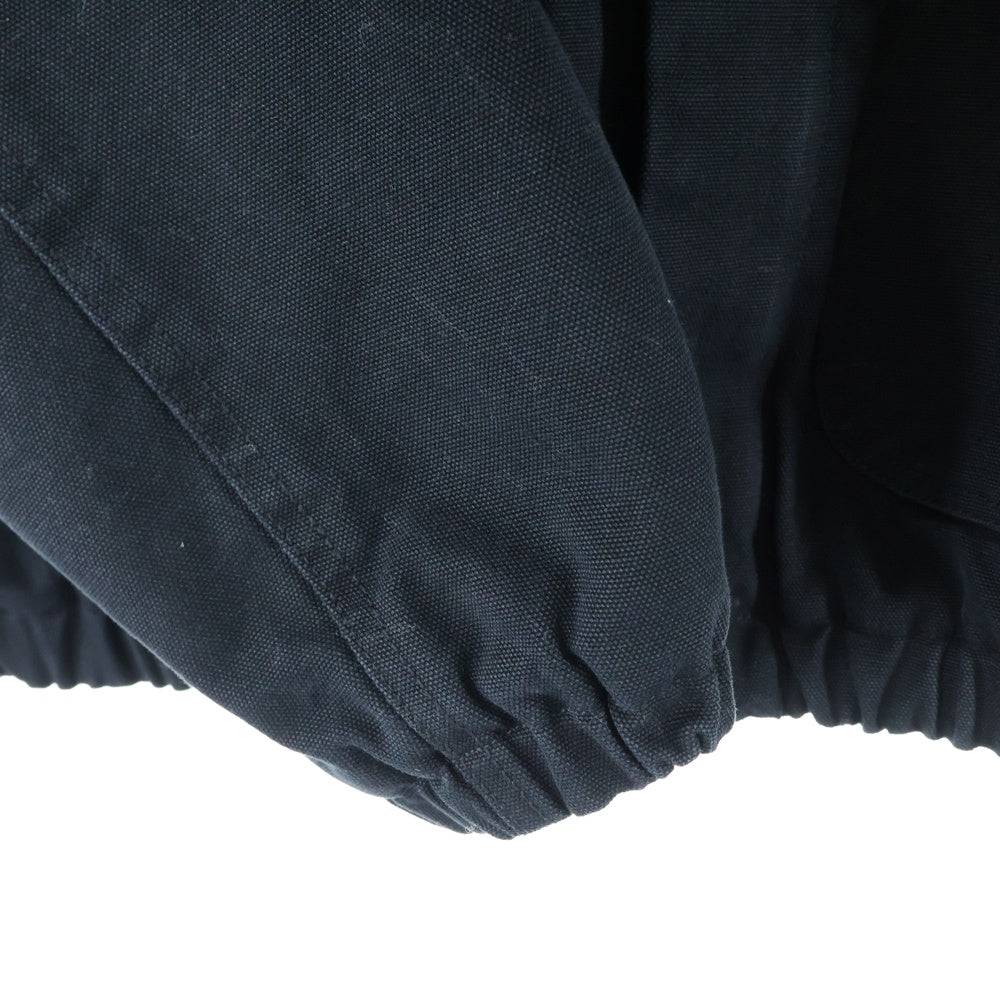 SUPREME(シュプリーム) 24AW Faux Shearling Lined Bomber Jacket ロゴ刺繍 ボア デニム ジャケット ブルゾン ブラック