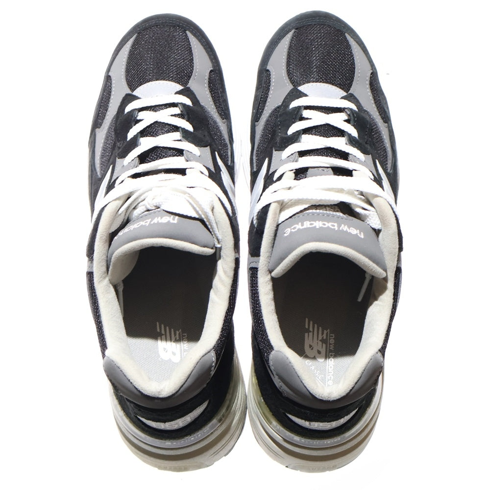 New Balance(ニューバランス) U992BK スエード ローカットスニーカー ブラック US11/29.0cm