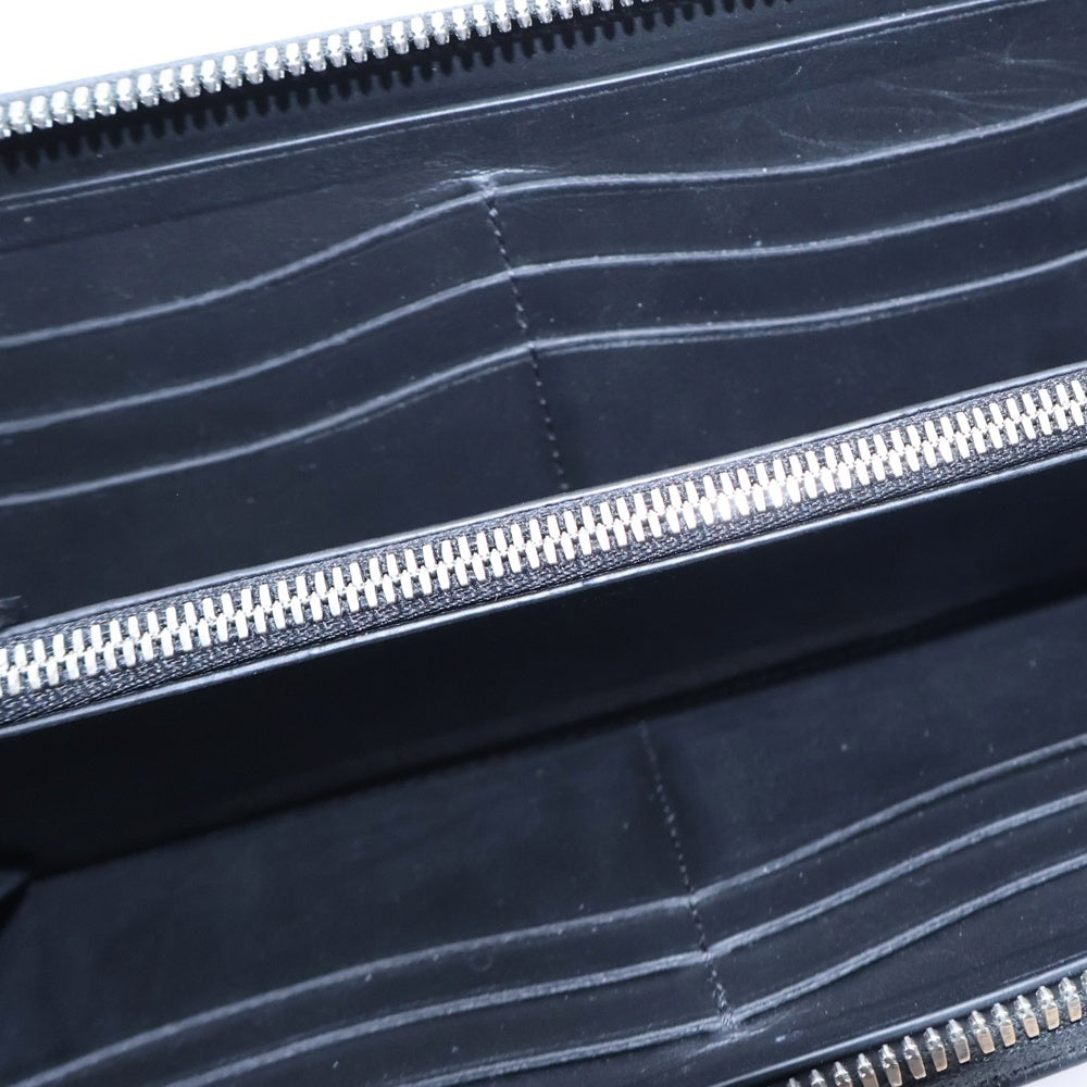 Berluti(ベルルッティ) イタウバ スクリット ラウンドジップロングウォレット 長財布 ブラック