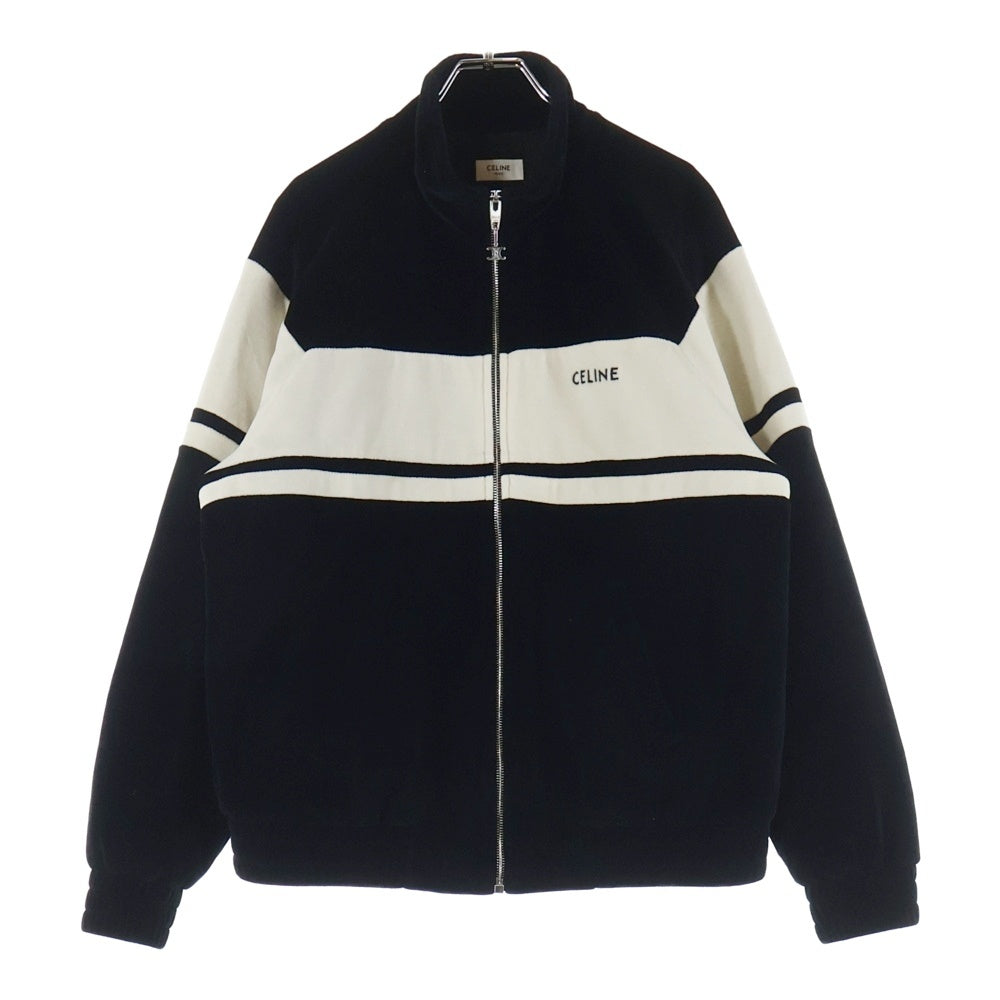 CELINE(セリーヌ) バイカラー ベルベット トラックジャケットブルゾン