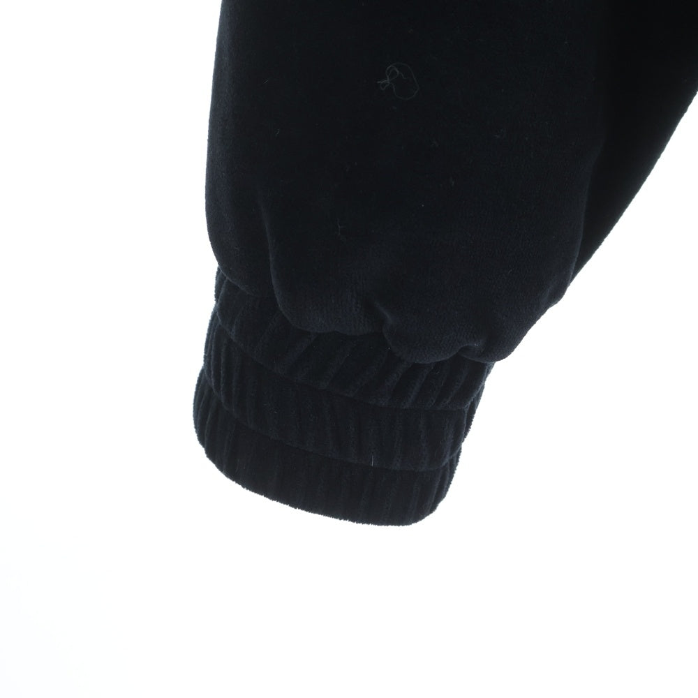 CELINE(セリーヌ) バイカラー ベルベット トラックジャケットブルゾン ブラック/ホワイト RV0GB748Q