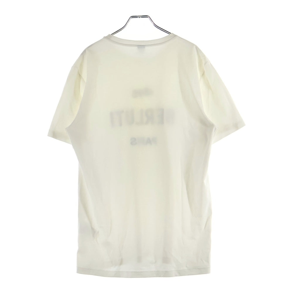 Berluti(ベルルッティ) 1895 フロントロゴ クルーネックTシャツ カットソー ホワイト R18JRS50JAEK