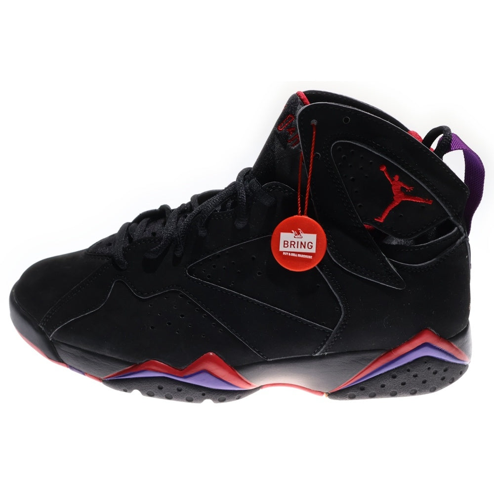 NIKE(ナイキ) AIR JORDAN 7 RETRO RAPTORS エアジョーダン7 レトロ ラプターズ ハイカットスニーカー シューズ ブラック/パープル