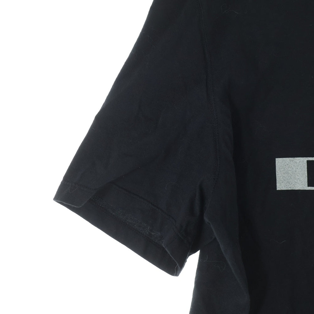 Rick Owens DRKSHDW(リックオウエンス ダークシャドウ) 21AW DRKR Print Level T-Shirt レベルTシャツ 半袖Tシャツ カットソー ブラック DU02A3250-RNEP6