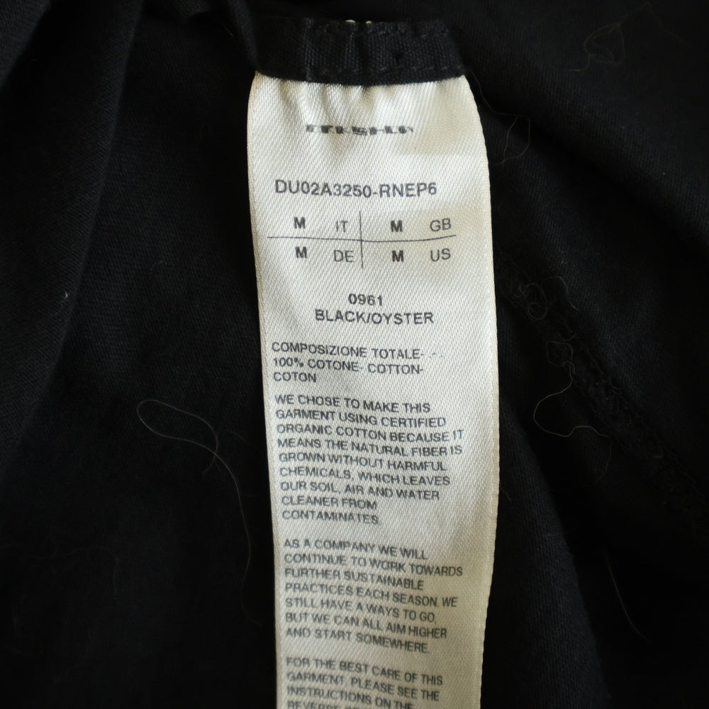Rick Owens DRKSHDW(リックオウエンス ダークシャドウ) 21AW DRKR Print Level T-Shirt レベルTシャツ 半袖Tシャツ カットソー ブラック DU02A3250-RNEP6
