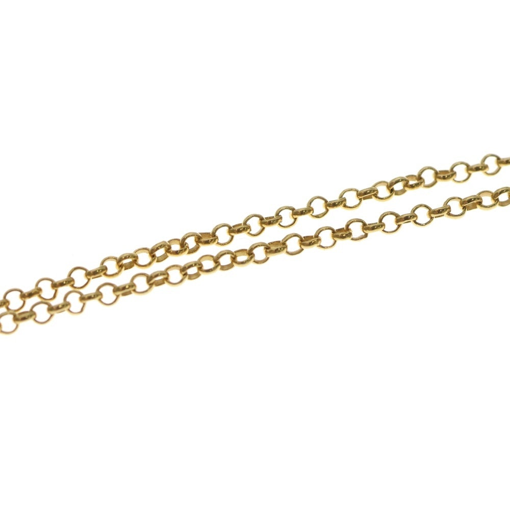 CHROME HEARTS(クロムハーツ) 22K NECKCHAIN R18 ロールチェーンネックレス 18inch ゴールド BCA010