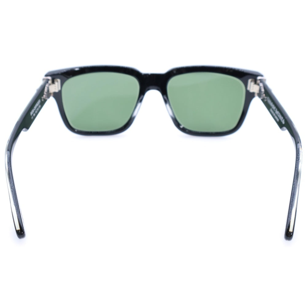 CHROME HEARTS(クロムハーツ) BOX-OFFICER ダガーテンプル装飾 デモレンズ ブラックフレーム サングラス アイウェア ブラック/シルバー