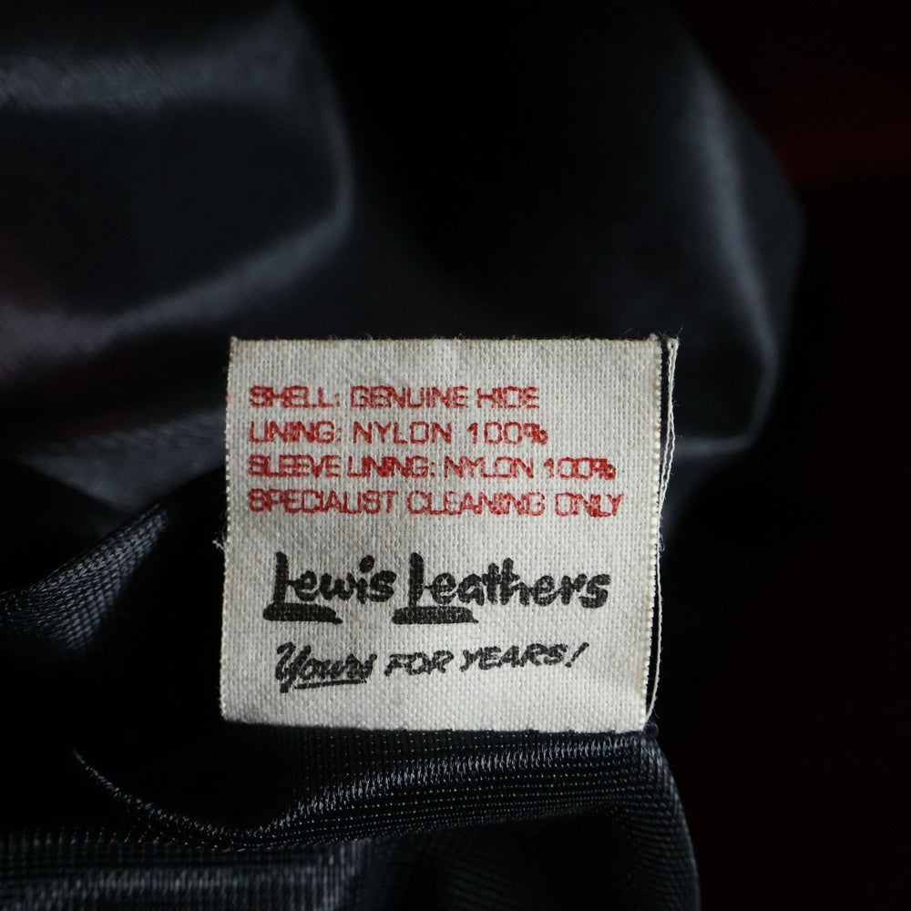 Lewis Leathers(ルイスレザー) 391 LIGHTNING TIGHT FIT ライトニング レギュラーフィット ホースレザージャケット レッド