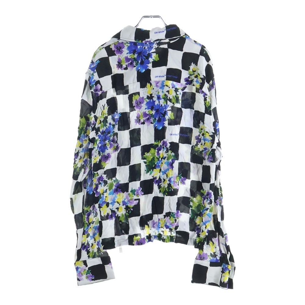 OFF-WHITE(オフホワイト) フラワーチェック総柄長袖シャツ ロングスリーブシャツ マルチカラー OMGA161S21FAB002
